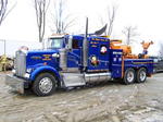 1992 KENWORTH W900B 45-TON WRECKER W/ ROTATING BOOM