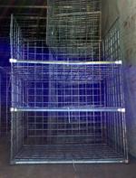 (25) 3-shelf grid racks Auction Photo