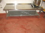 ENTIRETY # 2 - 6FT S/S APPLIANCE STAND Auction Photo