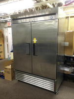 TRUE T-49 STAINLESS STEEL REFRIGERATOR Auction Photo