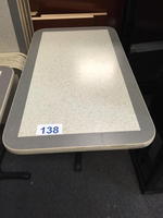 24X42 SINGLE PEDESTAL TABLES Auction Photo