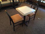 24X24 SINGLE PEDESTAL TABLES Auction Photo