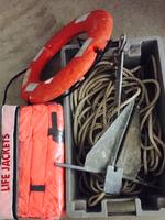 WEST MARINE ANCHOR, ROPE & PFD Auction Photo