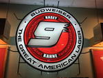 BUDWEISER #9 LIGHTED SIGN Auction Photo