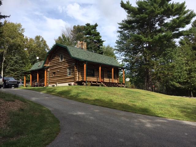 Custom Log Home - 72.5+/- Acres - Pond, 48 East Buskport Rd., Orrington, Maine Auction
