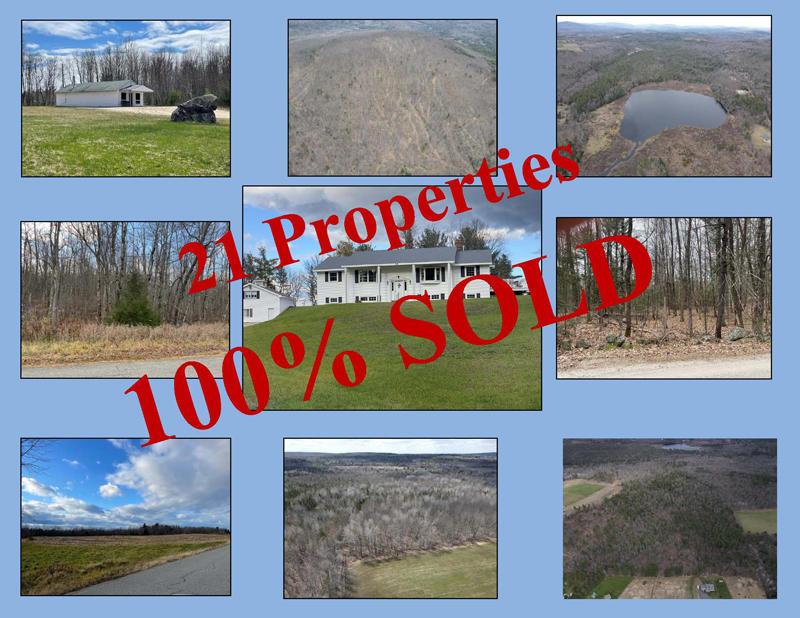 21 Properties - 673+/- Acres - Home - Com’l Bldg - Camp - Woodlands - Lots - Waterfront Auction