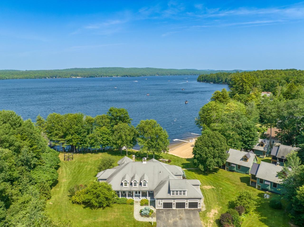 LAKEFRONT ~ 13,534+/-SF Waterfront Estate on Long Lake  Auction