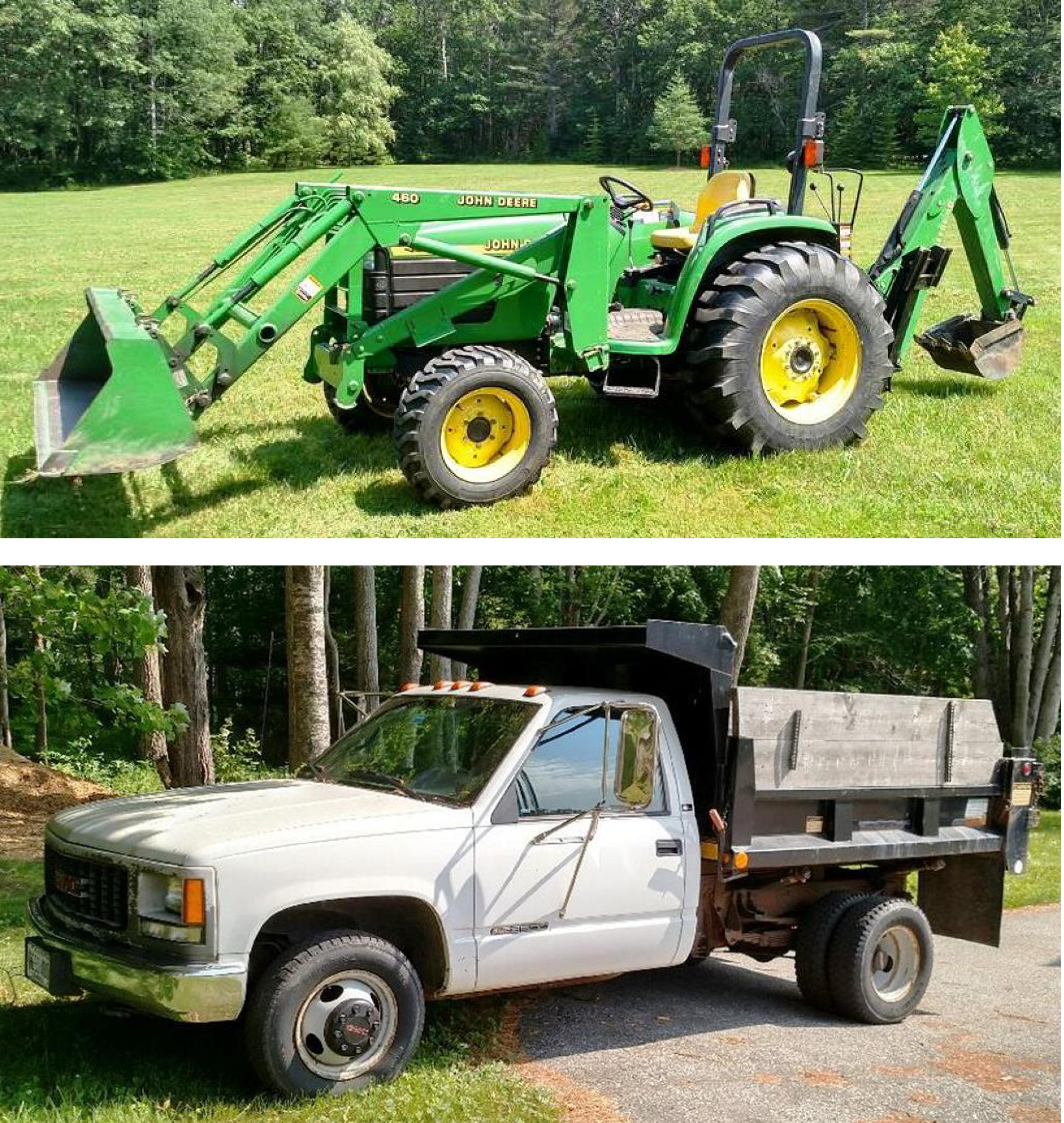 TIMED ONLINE AUCTION JOHN DEERE 4500 4WD TRACTOR, IMPLEMENTS, TRUCK Auction