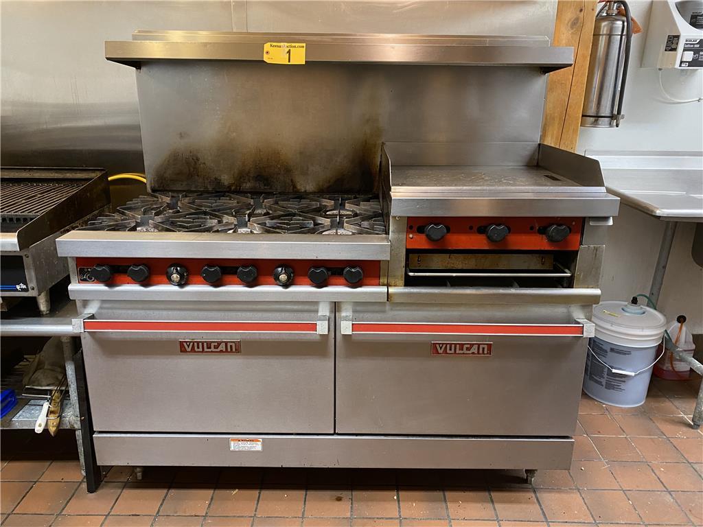 TIMED ONLINE AUCTION KITCHEN EQUIPMENT, TABLES & CHAIRS, HOOD SYSTEM Auction