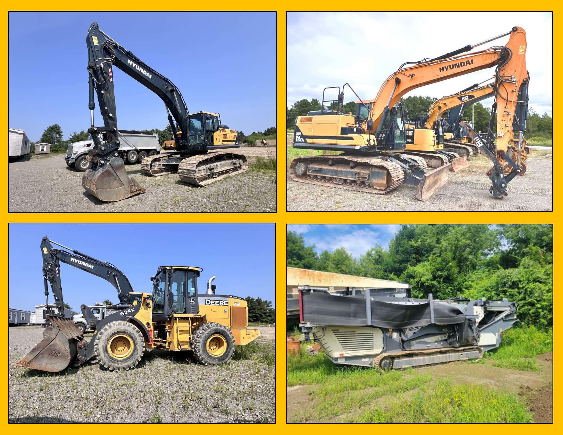 PUBLIC TIMED ONLINE AUCTION LATE MODEL CONSTRUCTION & AGGREGATE EQUIP Auction