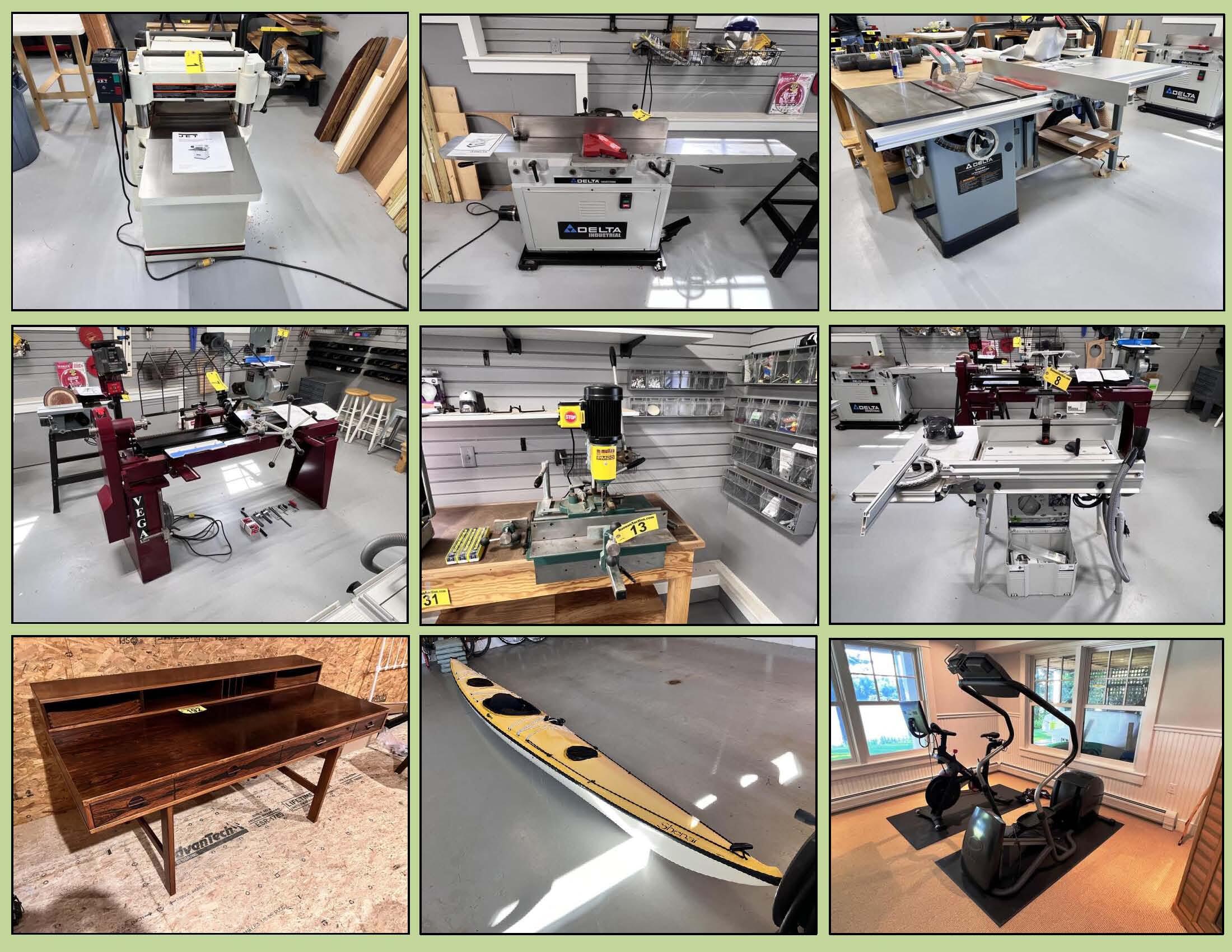 PUBLIC TIMED ONLINE AUCTION LATE MODEL WOODWORKING & SUPPORT EQUIPMENT Auction