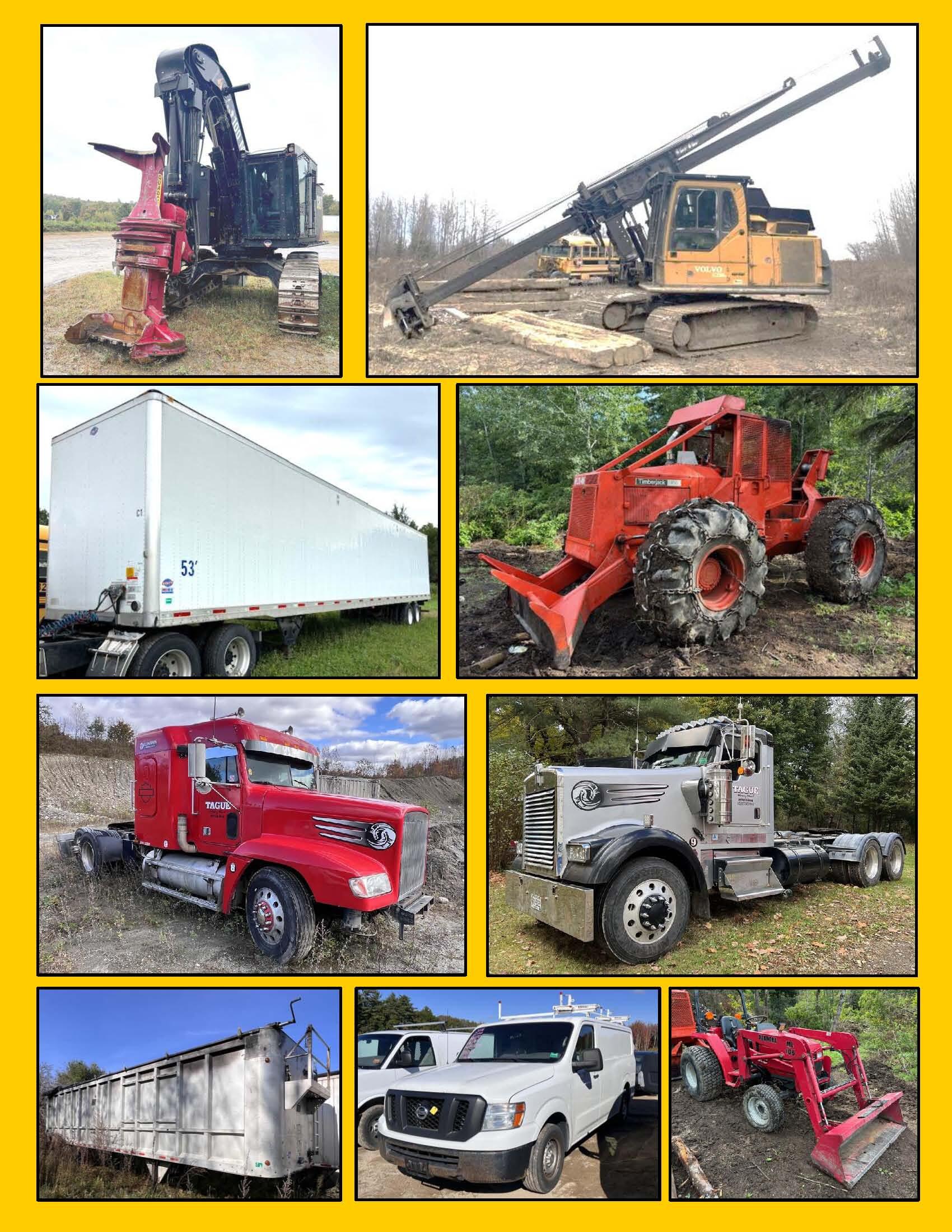 PUBLIC TIMED ONLINE AUCTION FORESTRY EQUIPMENT - TRUCKS - TRAILERS Auction