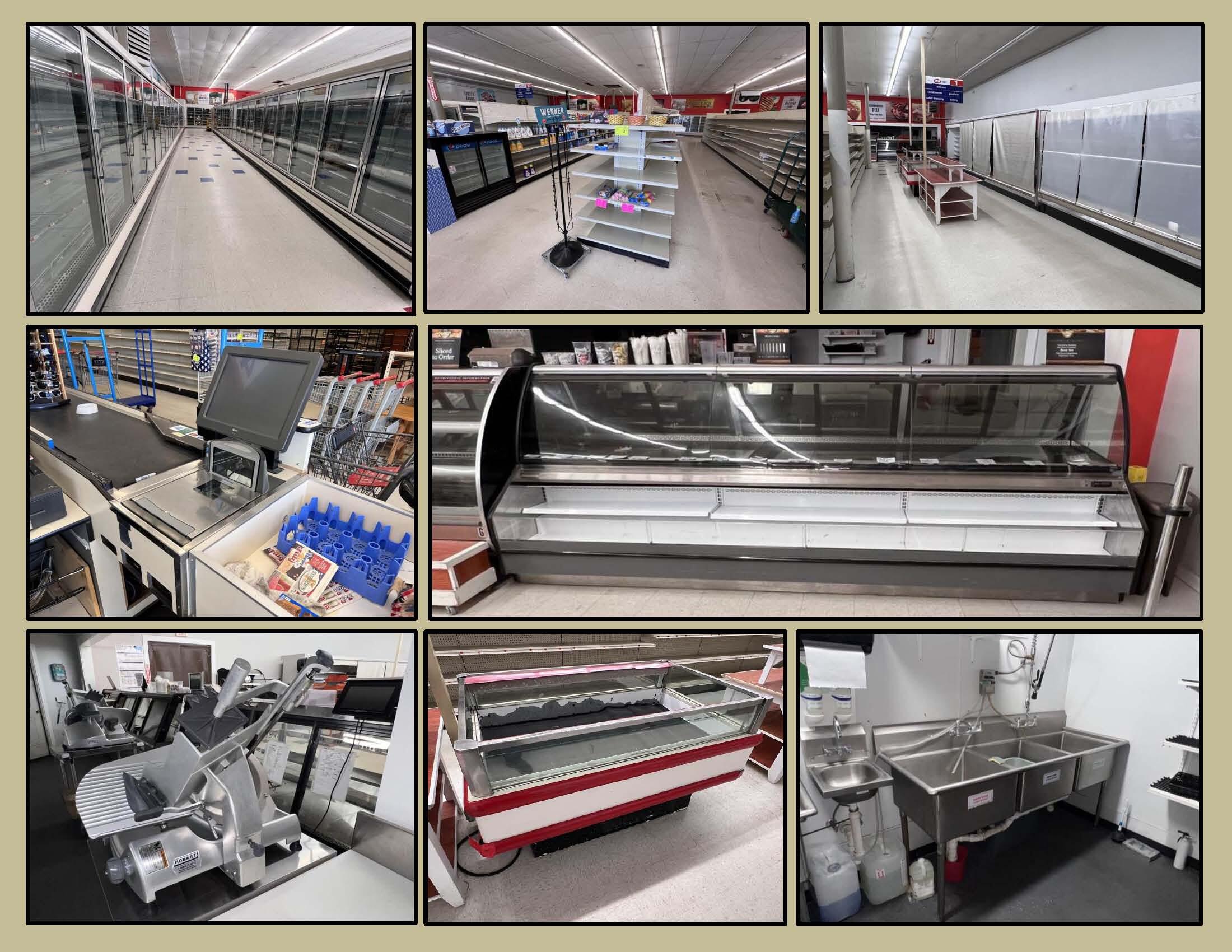 SECURED PARTY SALE BY PUBLIC TIMED ONLINE AUCTION SUPERMARKET EQUIP Auction