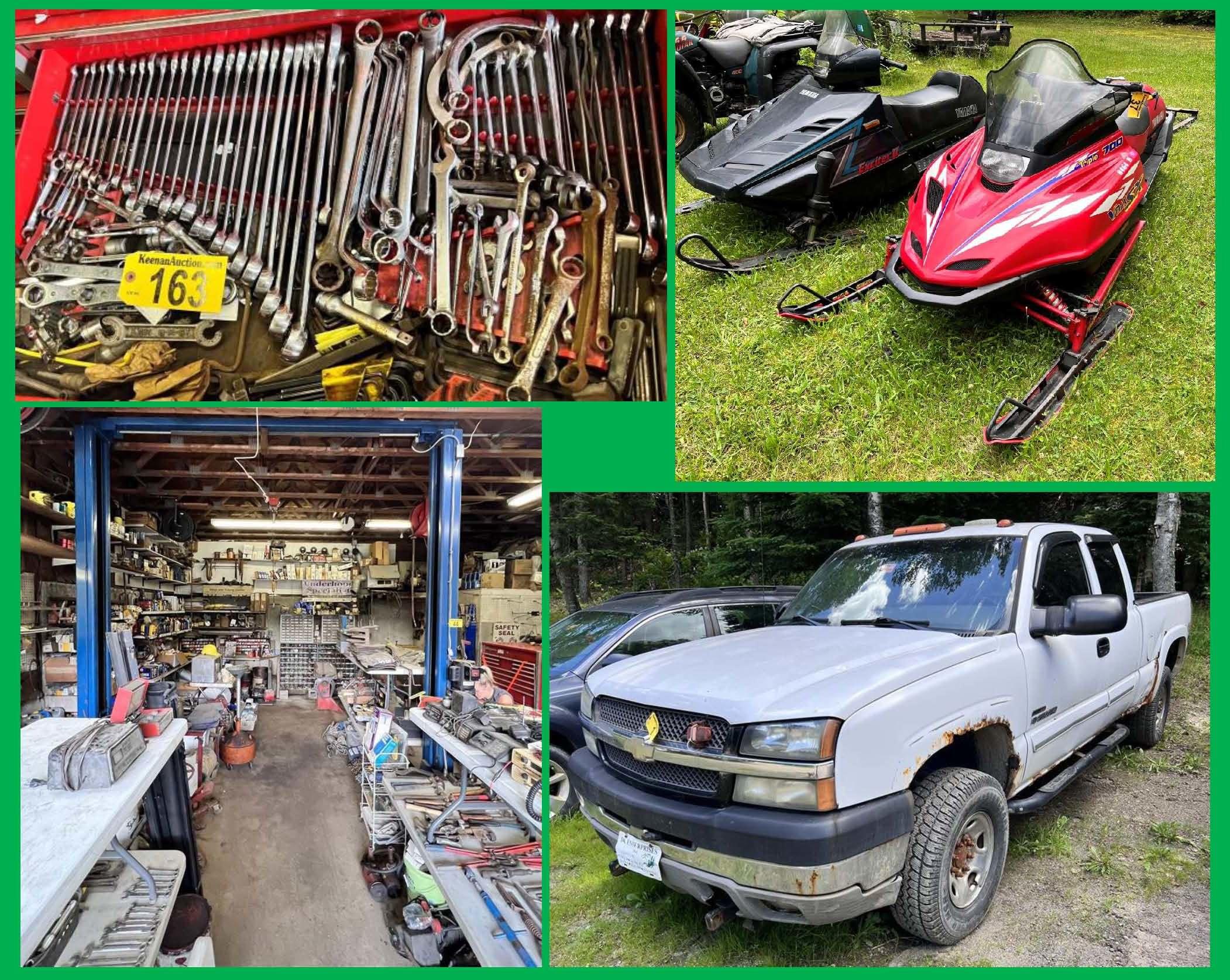 PUBLIC TIMED ONLINE AUCTION AUTOMOTIVE REPAIR EQUIPMENT, VEHICLES, TOOLS Auction