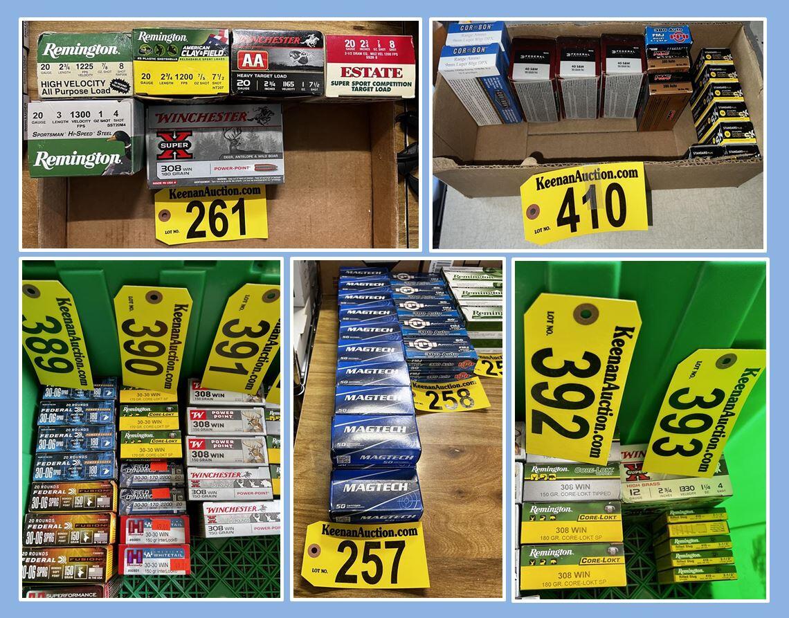 TRUSTEE'S SALE BY TIMED ONLINE AUCTION - (11) LOTS OF NEW AMMUNITION Auction