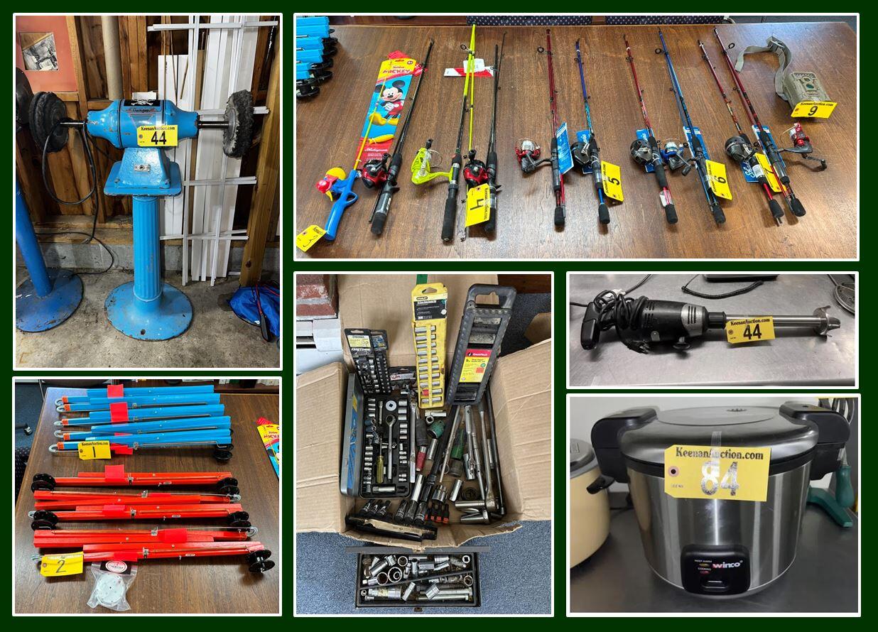 PUBLIC TIMED ONLINE AUCTION - FISHING & HUNTING GEAR - HAND TOOLS - CUP SEALER Auction