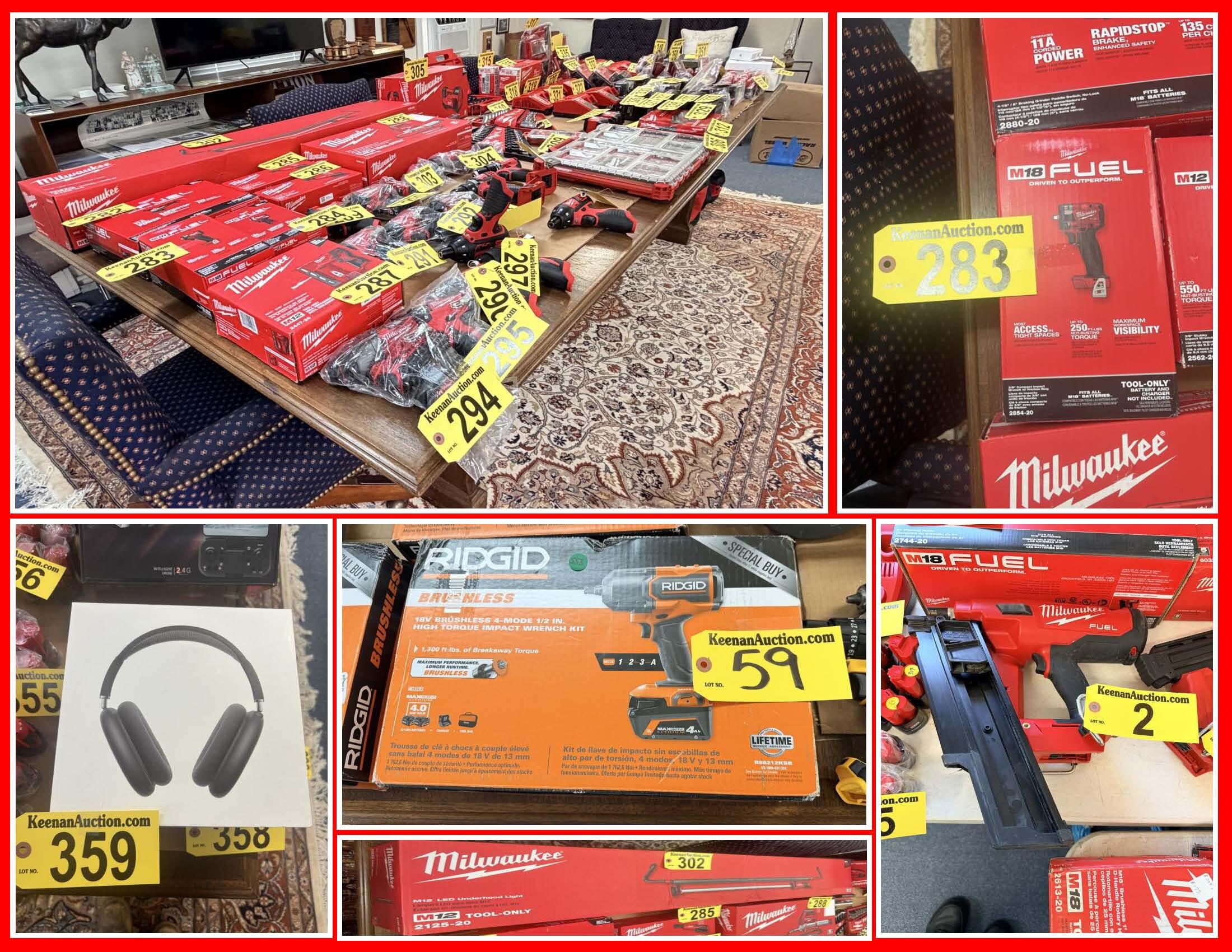 PUBLIC TIMED ONLINE AUCTION NEW POWER TOOLS & ACCESSORIES Auction