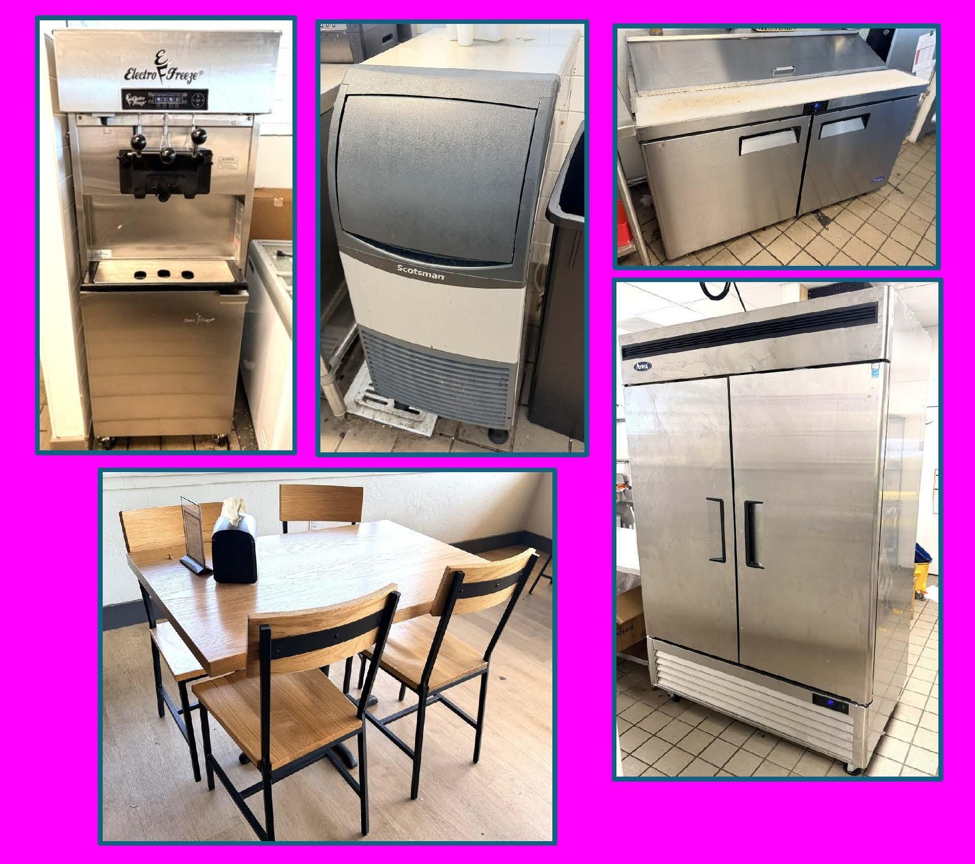 SECURED PARTY SALE BY PUBLIC TIMED ONLINE AUCTION NEW '24/25! REFRIGERATION, ICE CREAM MACHINE Auction