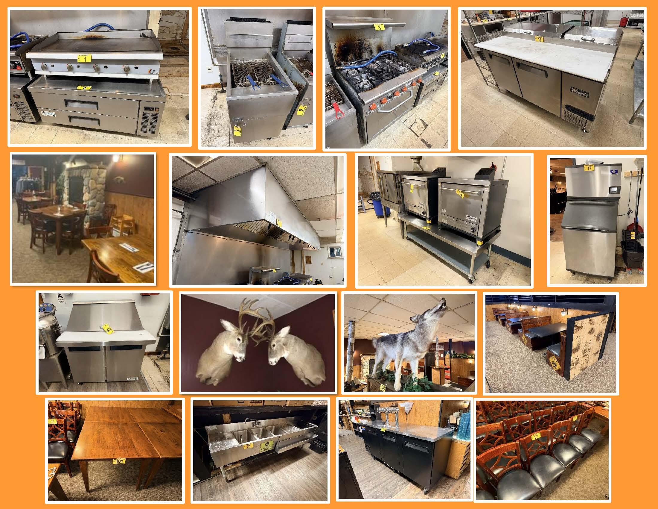 PUBLIC TIMED ONLINE AUCTION RESTAURANT, REFRIGERATION & PIZZA EQUIPMENT  Auction