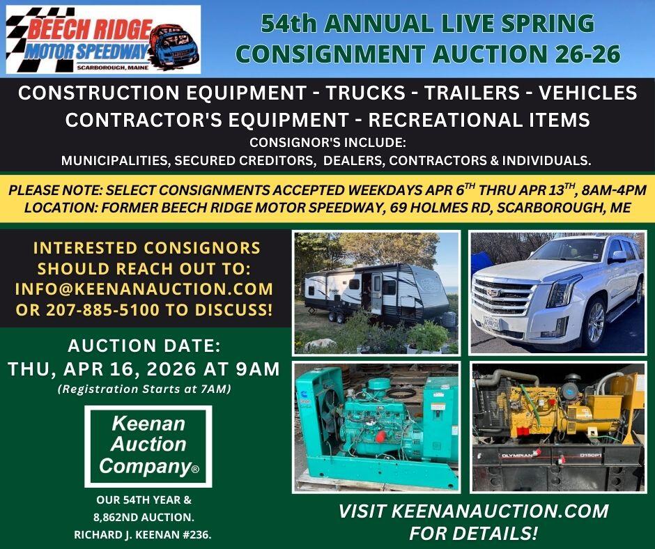 54th ANNUAL LIVE SPRING CONSIGNMENT AUCTION Auction