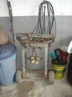 ACETYLENE CART, HOSE & GAUGES Auction Photo