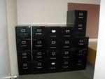 4-drawer filing cabinets Auction Photo