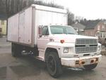 1989 FORD F600 DIESEL BOX TRUCK Auction Photo
