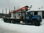 77 Mack 6x4 w/ Barko 8000 log loader Auction Photo