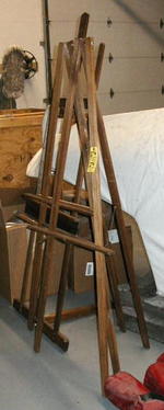 Wooden easels Auction Photo