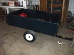 Single Axle utility trailer Auction Photo