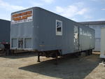 (1) of (3) 40’ drop-deck job site storage trailers Auction Photo