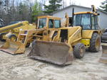 1987 John Deere 410B tractor loader backhoe, 4wd Auction Photo