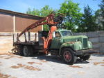 Serco Log Loader on 1962 Mack Carrier Auction Photo