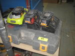 (3) RYOBI BATTERY CHARGERS Auction Photo