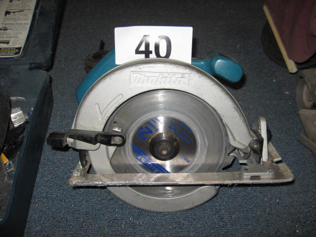 Auction 40. MAKITA 5740NB CIRCULAR SAW - TIMED ONLINE Vehicles - Glass Shop & Support Equipment