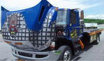 2008 INT'L. 4300 EXT CAB W/ VULCAN 21FT. CARRIER SB8000 SID Auction Photo