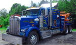 1992 KENWORTH W900B 45-TON WRECKER W/ ROTATING BOOM Auction Photo