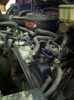 1986 Ford F600 Rack Truck Engine Auction Photo