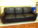7' LEATHER SOFA