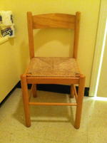 WICKER BASE CHAIR Auction Photo