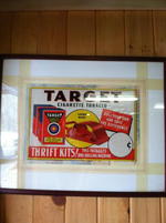 TARGET CIGARETTE SIGN Auction Photo