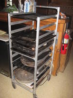Aluminum Sheet Pan Cart Auction Photo