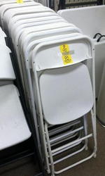 48 Comcast Folding Chairs Auction Photo