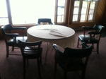 SIDE ARM CHAIRS & ROUND TABLE Auction Photo