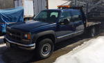 1999 CHEVY 3500 DIESEL FLATBED Auction Photo
