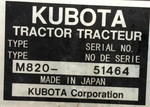 2001 KUBOTA M8200 Auction Photo