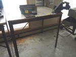 METAL SHOP TABLE Auction Photo