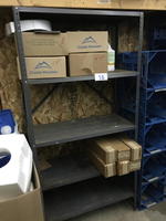 METAL PARTS SHELVING Auction Photo