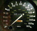 Odometer 1981 Corvette Auction Photo