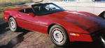 1986 Chevrolet Corvette Convertible Auction Photo